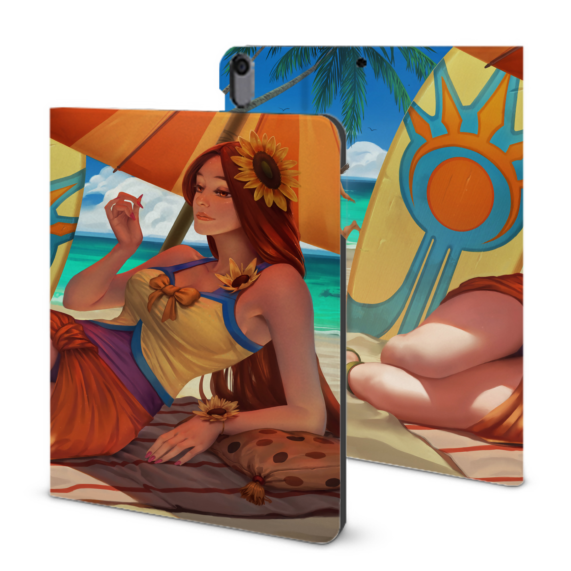 （画像用） リーグ・オブ・レジェンド League of Legends LOL IPad ケース ブック型 PUレザー TPU 耐衝撃 軽量 薄型 ペン収納なし 全面保護 IPad 各モデル対応